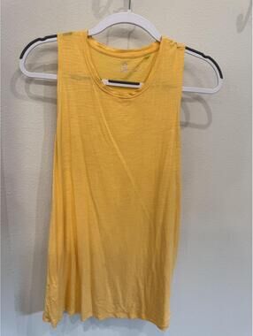 Tasc Yellow Sleeveless Performance Tank Top
